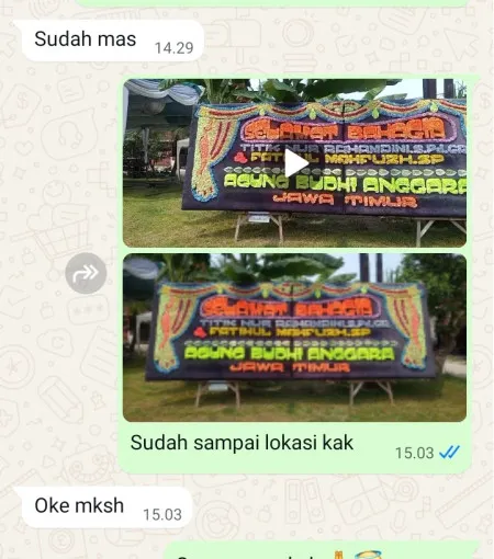 Pengiriman Papan Bunga Ledok Todanan