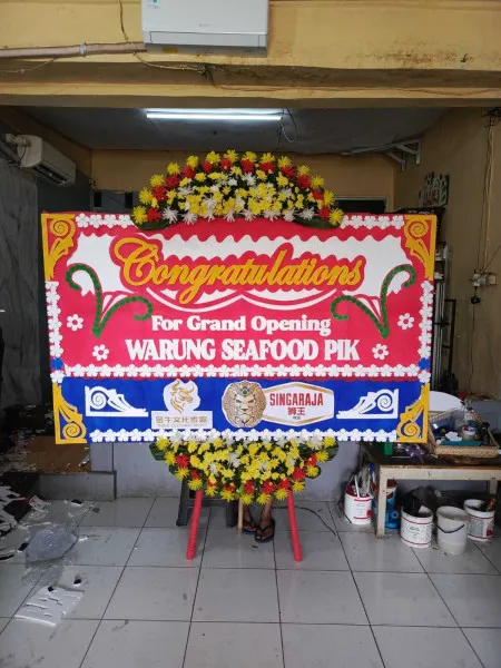 Papan Bunga Ucapan Selamat Ledok Todanan